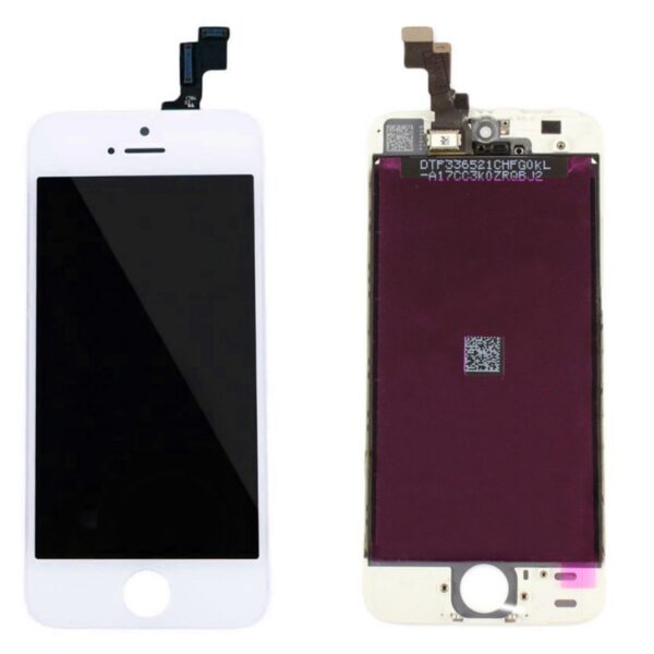 ÉCRAN LCD DALLE AVEC CHASSIS POUR IPHONE 5S BLANC VITRE TACTILE + OUTILS