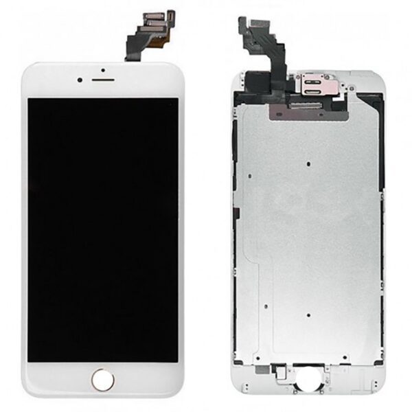 BLOC COMPLET TOUT ASSEMBLÉ VITRE TACTILE + ECRAN LCD IPHONE 6 PLUS BLANC