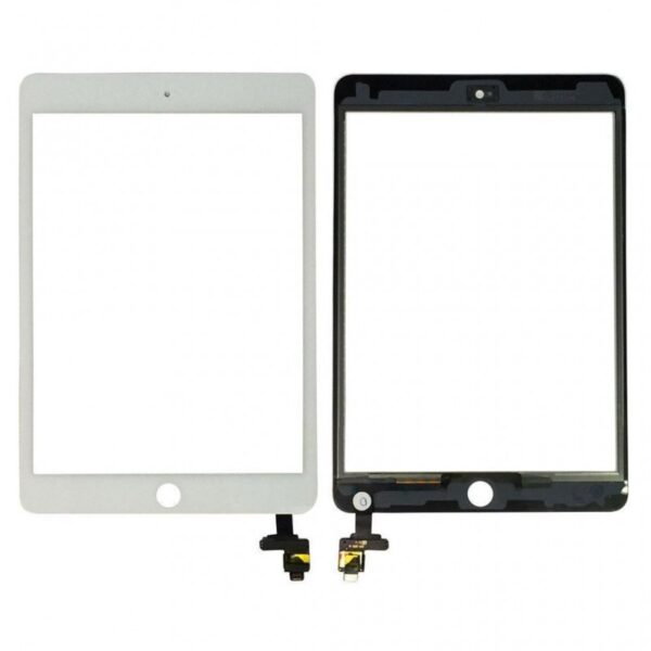 VITRE ECRAN TACTILE COMPLÈTE POUR IPAD MINI 3 BLANC + OUTILS + ADHÉSIF