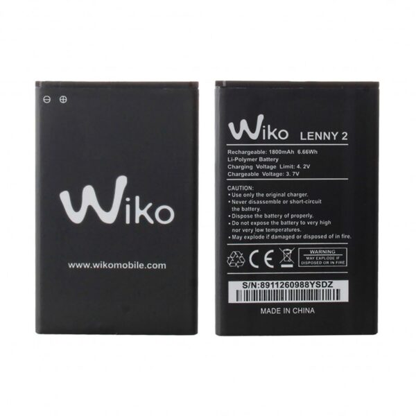 Batterie Wiko 3702 2600 mAh Lenny 1 / Lenny 2 / Lenny 3 / Jerry