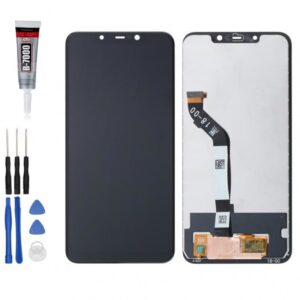 Ecran LCD + Vitre tactile Xiaomi Pocophone F1 Noir + Outils + COLLE