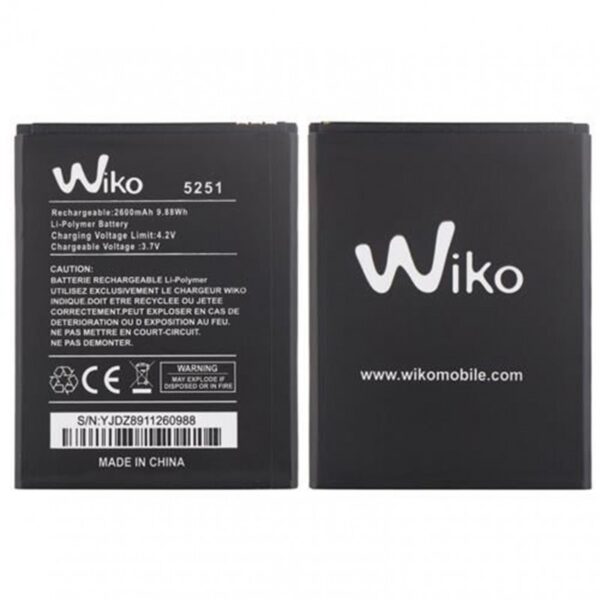 Batterie Wiko 5251 Pulp 4G / Pulp 3G / Robby / Kenny / Rainbow Jam 4G AAA