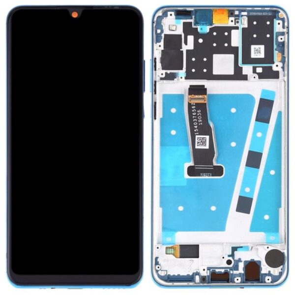 Ecran Complet Avec Frame Huawei P30 LITE BLEU + Chassis + COLLE + Outils