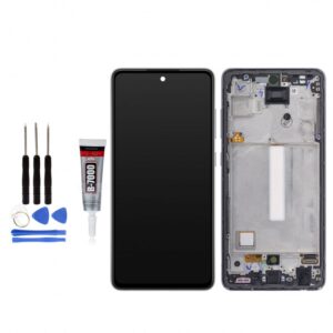 ECRAN COMPLET avec CHASSIS pour SAMSUNG GALAXY A52 4G SM-A525F OUTILS + COLLE