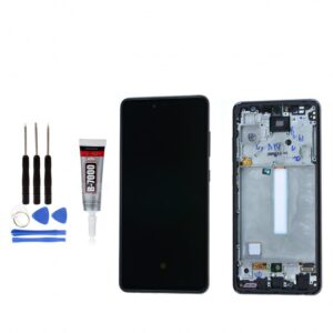 ECRAN COMPLET avec CHASSIS pour SAMSUNG GALAXY A52 5G SM-A526B OUTILS + COLLE