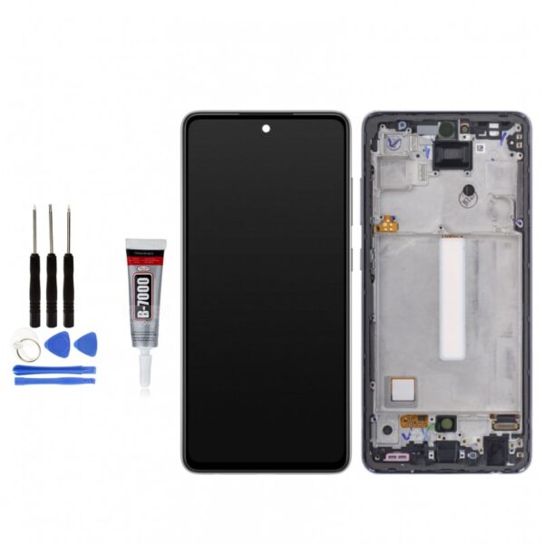 ECRAN COMPLET avec CHASSIS pour SAMSUNG GALAXY A33 5G SM-A336B OUTILS + COLLE