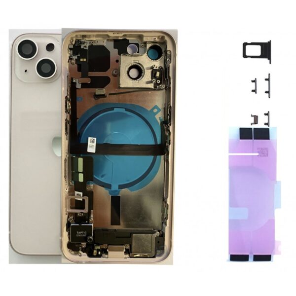 Chassis complet remplacement pour iPhone 13 ROSE + COLLE